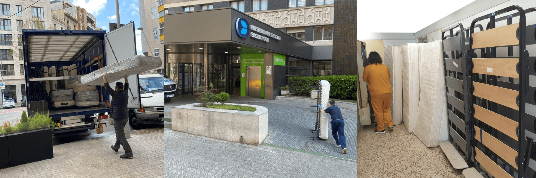 Recogida solidaria camas DSV COVID19